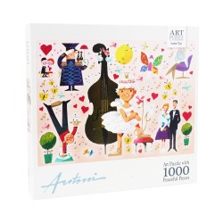 Ib Antoni -  Art Puslespil - Ballerina - 1000 brikker - FSC