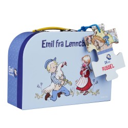 Emil kuffert: Myldre puslespil - 24 brikker