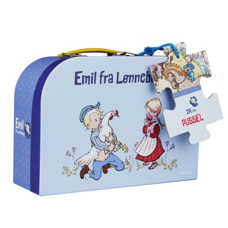 Emil kuffert: Myldre puslespil - 24 brikker