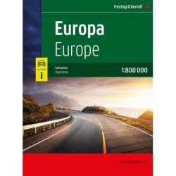 Europa - Europe Road Atlas - [RODEKASSE/DEFEKT]