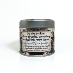 Something Wicked This Way Comes - Scented Soy Candle - Darkly Fragrant Fig and Spiced Orange