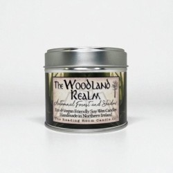 Woodland Realm - Scented Soy Candle - Autumnal Forest and Shadow