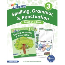 Spelling, Grammar, & Punctuation Teacher’s Book 3: In Print Letters (American English edition)