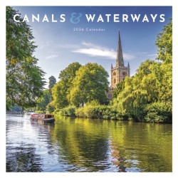 Canals Waterways Square Wall Calendar 20