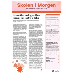 Skolen i Morgen. Nr. 2. Oktober 2012. 16. årgang. Tema: Innovation i folkeskolen