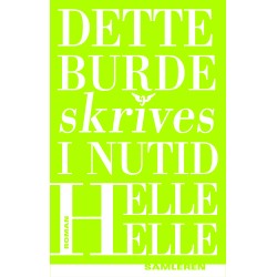 Dette burde skrives i nutid