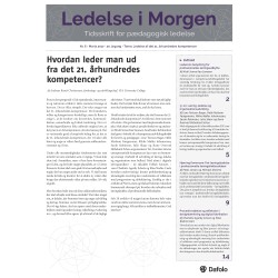 Ledelse i Morgen. Nr. 6. Marts 2017. 20. årgang. Tema: Ledelse af det 21. århundredes kompetencer