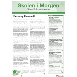 Skolen i Morgen. Nr. 5. Februar 2014. 17. årgang. Tema: Læringsmål
