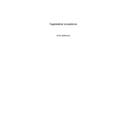Fagdidaktisk kompetence