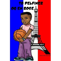 To delfiner og en rose