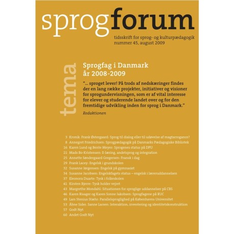 Sprogfag i Danmark