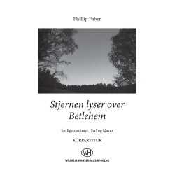 Stjernen lyser over Betlehem (SA) - Korpartitur