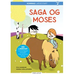 Kommas læsestart: Saga og Moses - niveau 2