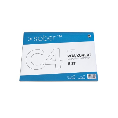 Kuvert Mailman hvid C4 90g (5)