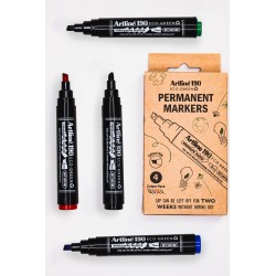 Artline ECO-GREEN 190 2.0-5.0mm Dry Safe assorted (4)