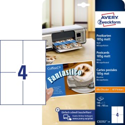 Indstik t/navneskilte printbare 105x148mm (100)