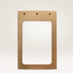 Navneskilteholder i karton XL 105x148mm (50)