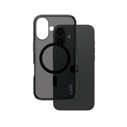 CARE iPhone 16 Case Smokey w. Black MagSafe