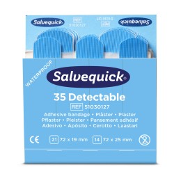 Salvequick Plaster blå refill