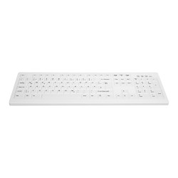 ACTIVE KEY Hygiene Desktop Keyboard Wireless White Nordic