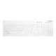 ACTIVE KEY Flat Profile Medical Keyboard Wireless White