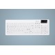 ACTIVE KEY Hygiene Smart Card Desktop Keyboard White Nordic