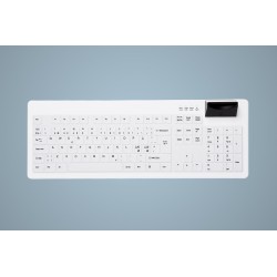 ACTIVE KEY Hygiene Smart Card Desktop Keyboard White Nordic