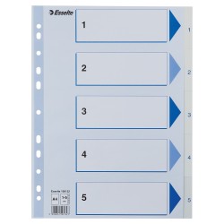 Register PP A4 1-5 hvid