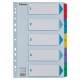 Register Mylar karton A4 1-5