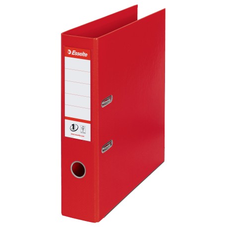 Brevordner No1 Power PP A4 75mm rød