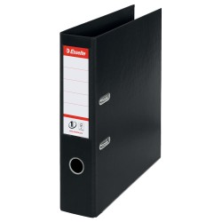 Brevordner No1 Power PP A4 75mm sort