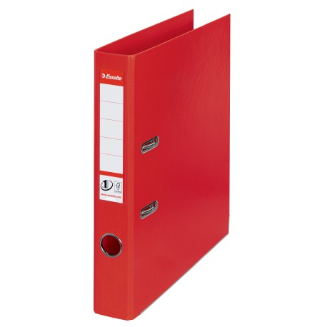 Brevordner No1 Power PP A4 50mm rød