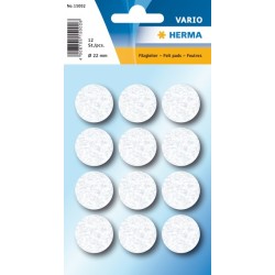 Herma Home filtfødder ø22 hvid (12)