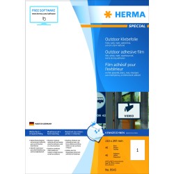 Herma etiket udendørs film ekstra stærk 210x297 (40)