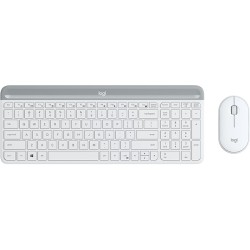 MK470 Slim Wireless Desktop Set, Offwhite (Nordic)