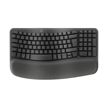 Wave Keys wireless ergonomic keyboard, Graphite (Nordic)