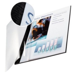 Omslag i karton 3,5mm A4 sort/klar (10)