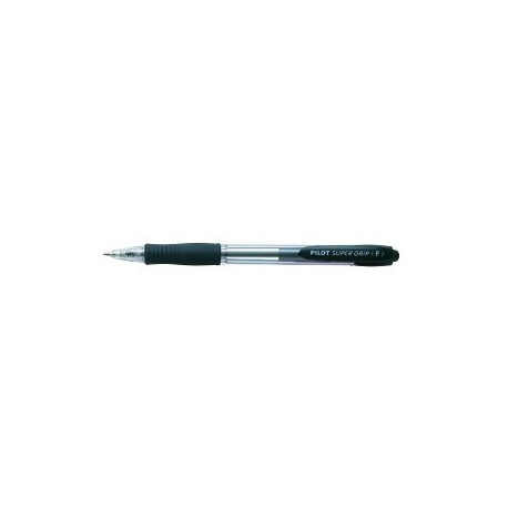 Kuglepen m/klik Super Grip 0,7 sort