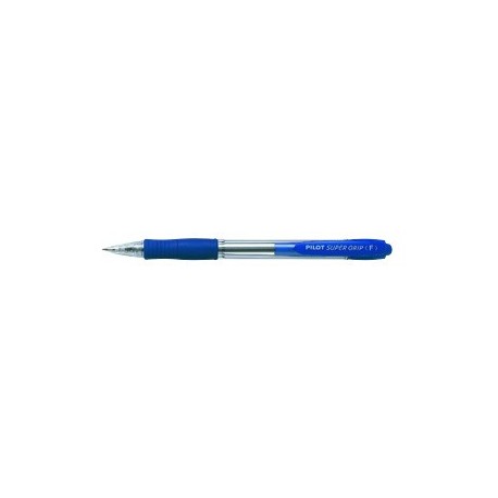 Kuglepen m/klik Super Grip 0,7 blå