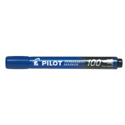 Marker Permanent 100 rund blå