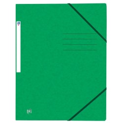 Oxford File+ Samlemappe A4, Grøn