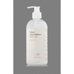 PLUM Soft Sense Hånddesinfektion 85% Gel 500ml pumpeflaske