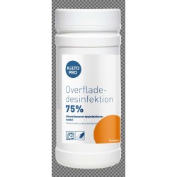 KIILTO PRO Overfladedesinfektion 75% 150 wipes
