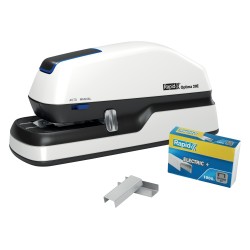 Hæftemaskine elektrisk Optima 20E t/20ark hvid