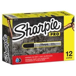 Marker Sharpie metall lille 1/3mm sort