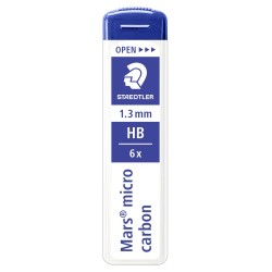 Stifter Mars Micro 1,3mm HB (6 stifter)