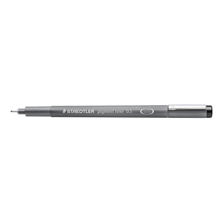Fineliner pigment liner 0,5mm sort
