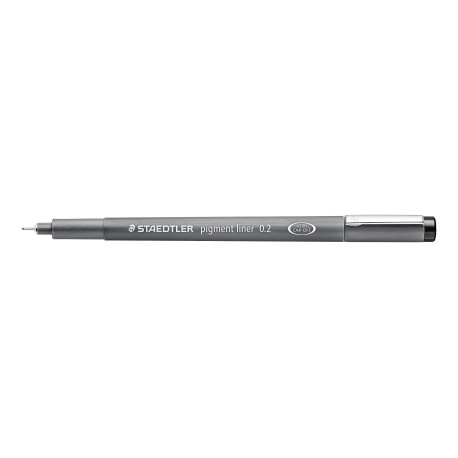 Fineliner pigment liner 0,2mm sort