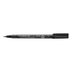 Marker Lumocolor perm 0,6mm sort