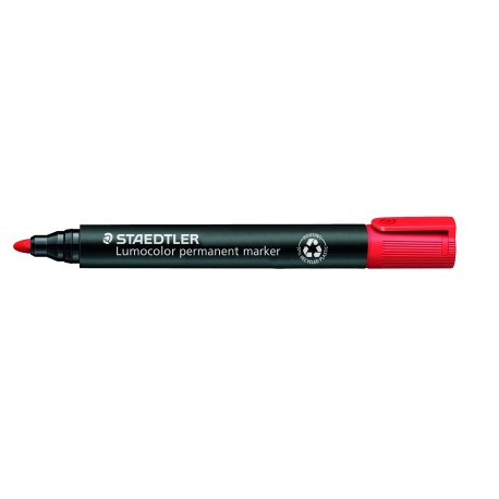 Marker Lumocolor perm rund 2,0mm rød